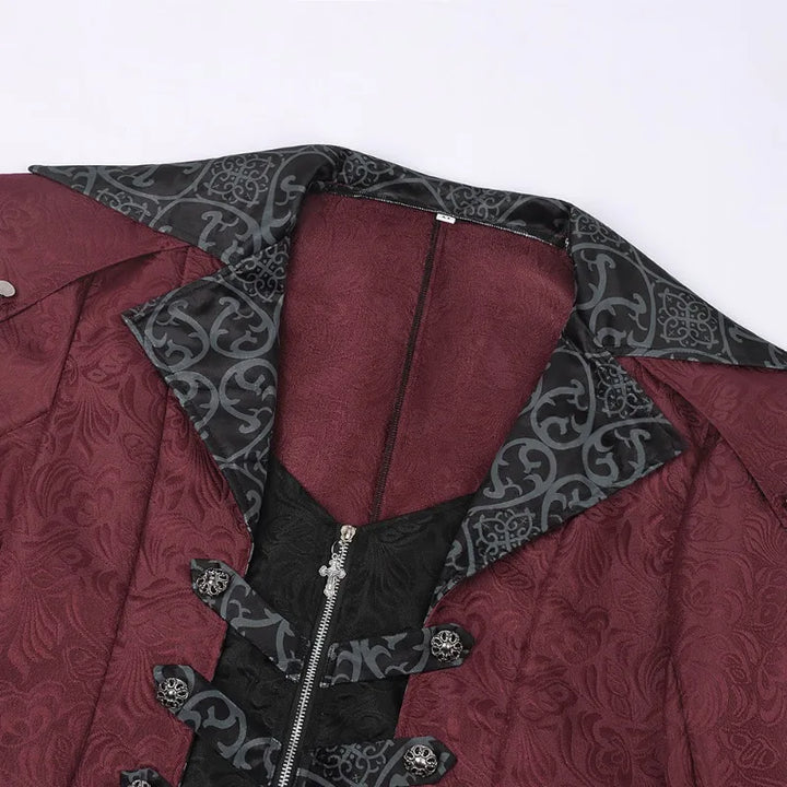 Vintage Medieval Steampunk Costume for Men Collar