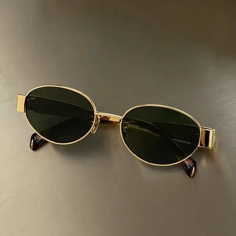 Vintage Oval Steampunk Sunglasses elegant
