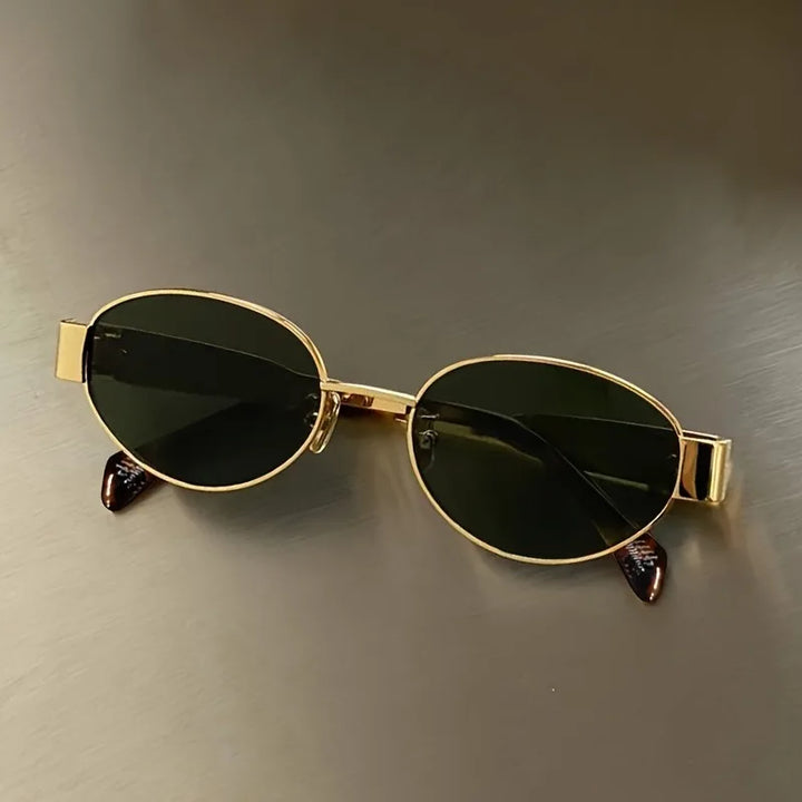 Vintage Oval Steampunk Sunglasses elegant