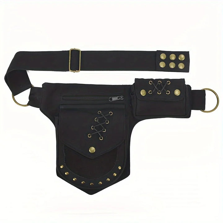 Vintage Steampunk-Style Bag black