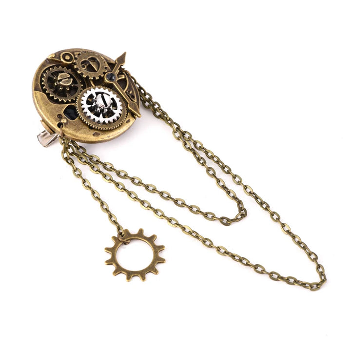 Vintage Steampunk Brooch Style