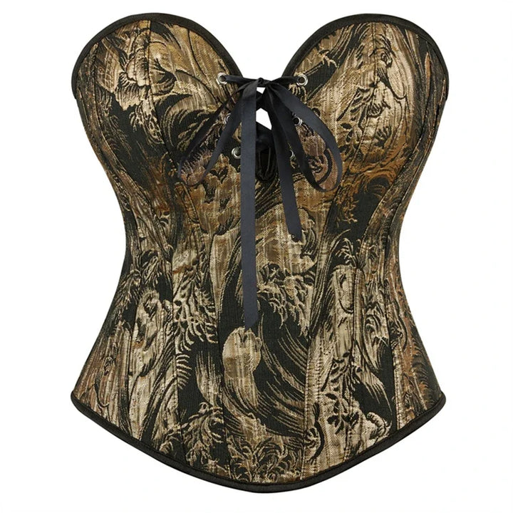 Vintage Steampunk Corset Design Brown