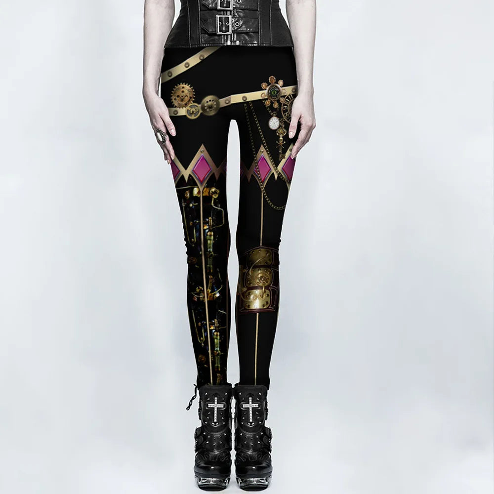 Vintage Steampunk Design Leggings Design