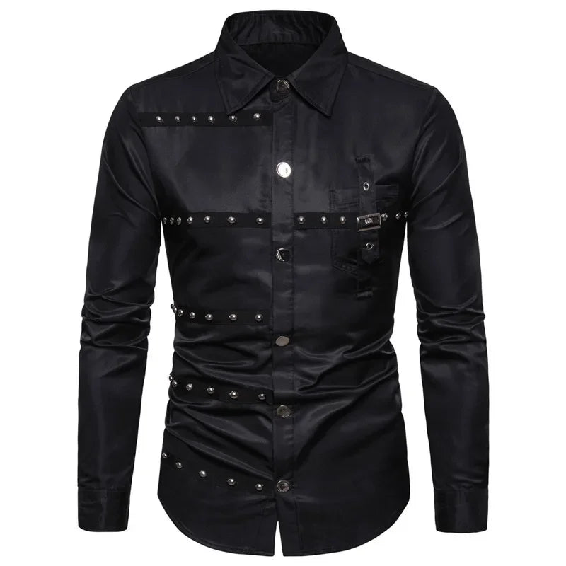 Vintage Steampunk Design Shirt – intricate details