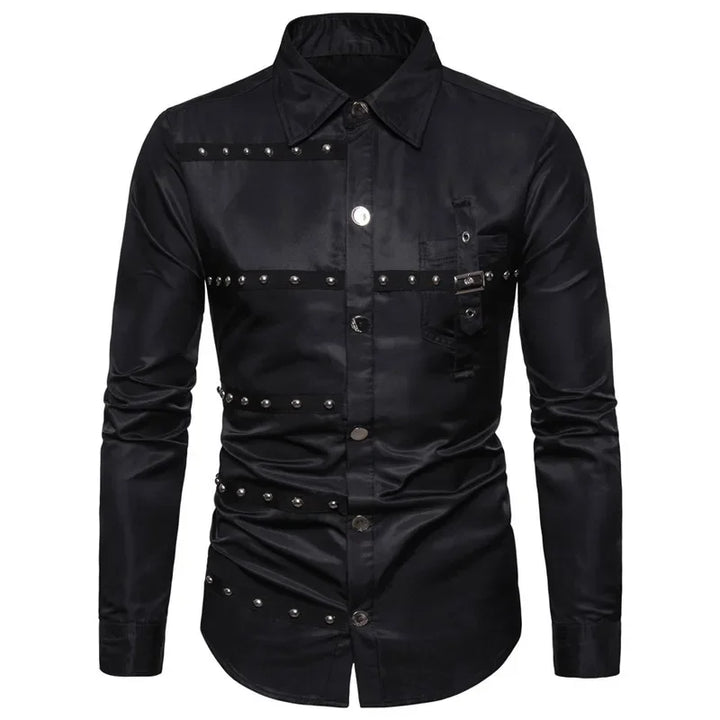 Vintage Steampunk Design Shirt – intricate details