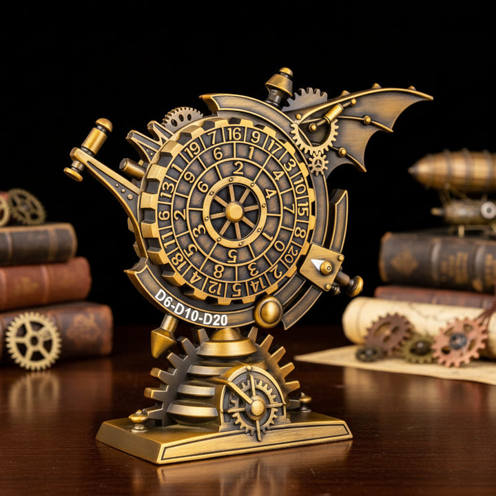 Vintage Steampunk Dice Spinner