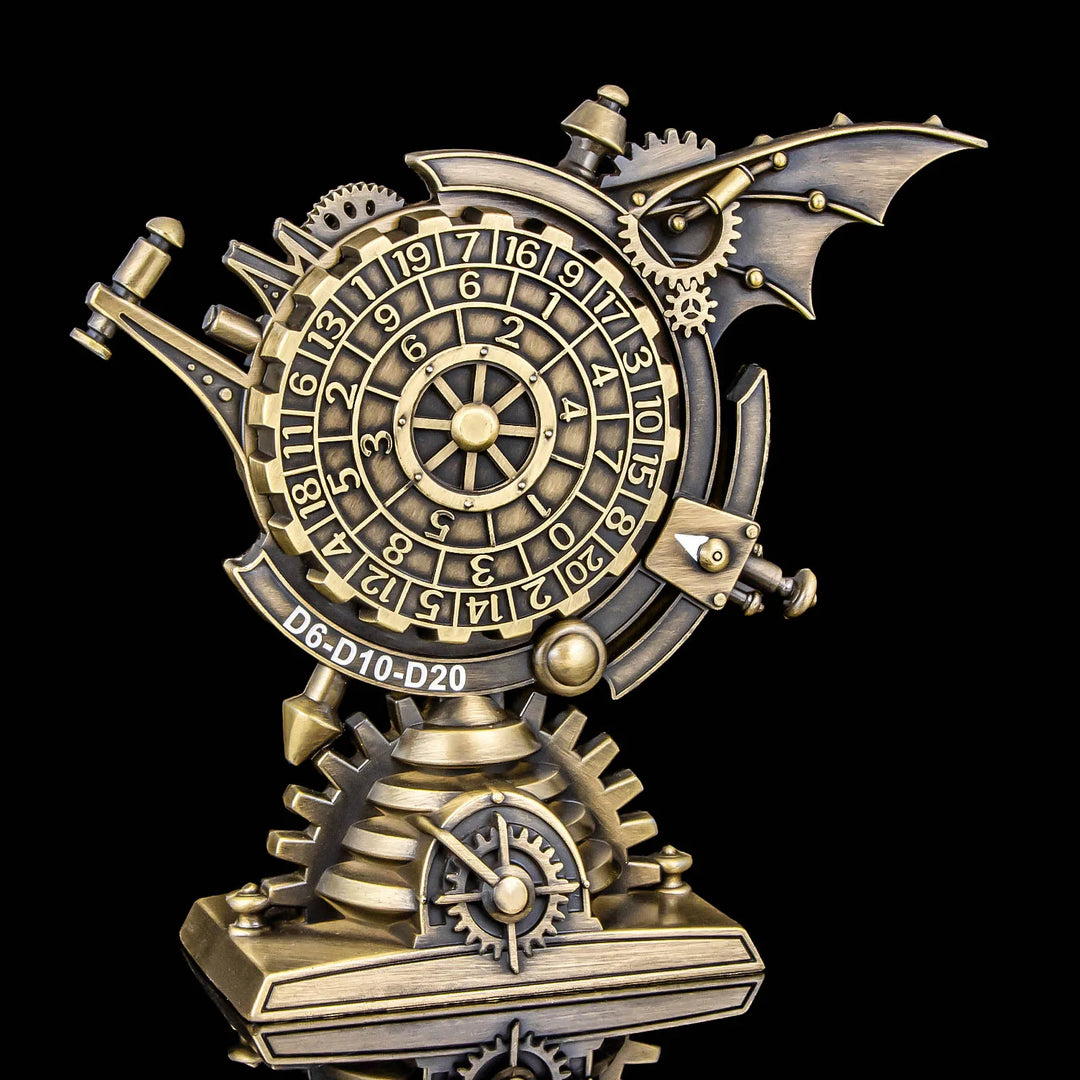 Vintage Steampunk Dice Spinner elegant