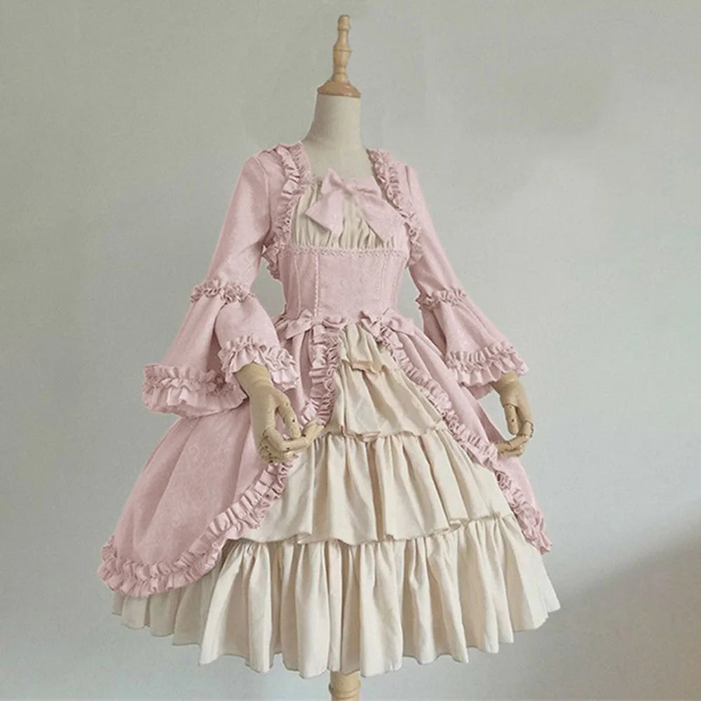 Vintage Steampunk Dress With Bow – Victorian inspired
