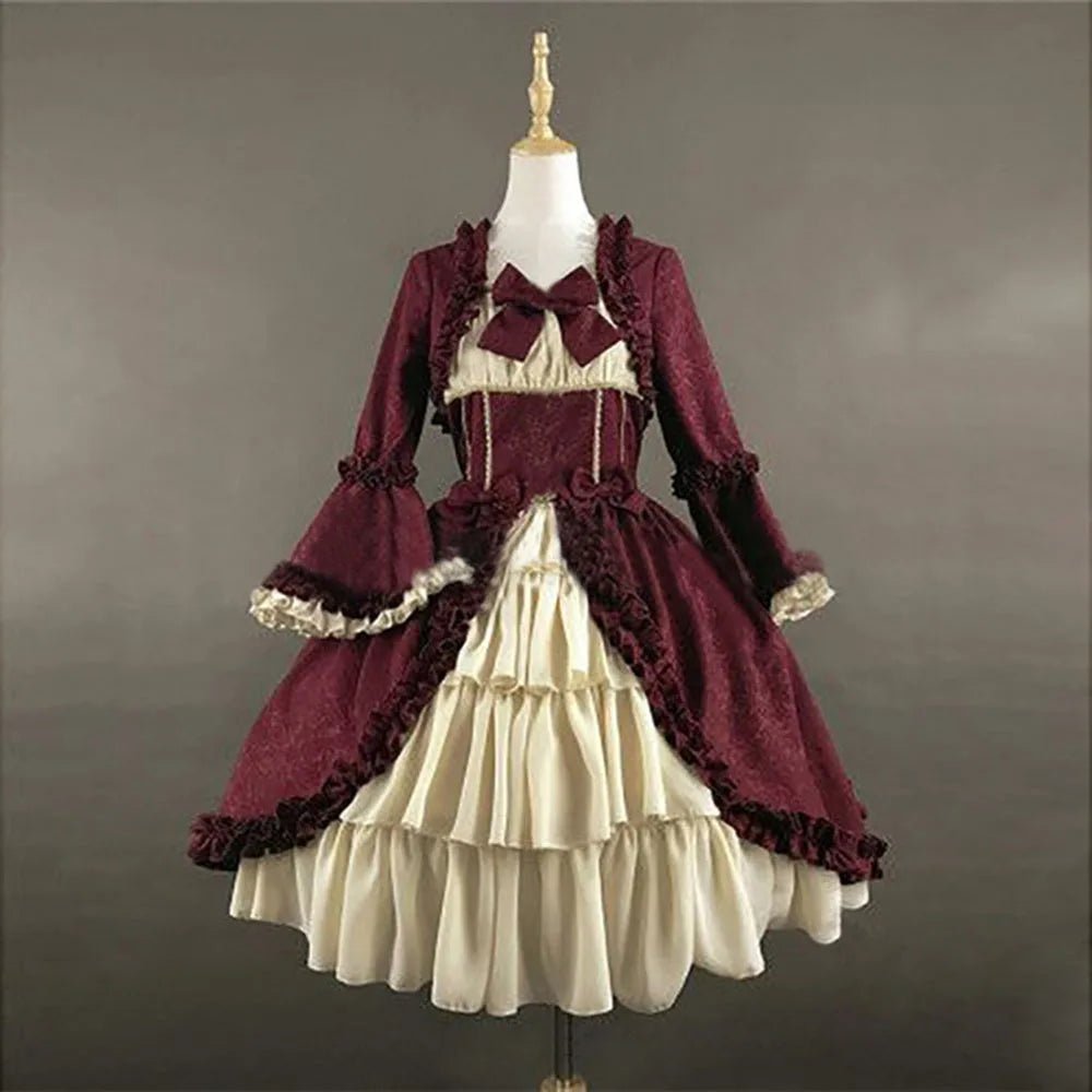 Vintage Steampunk Dress With Bow – classic design