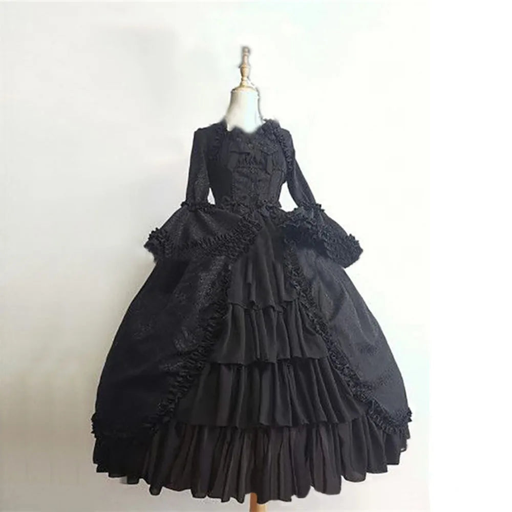 Vintage Steampunk Dress With Bow – elegant style