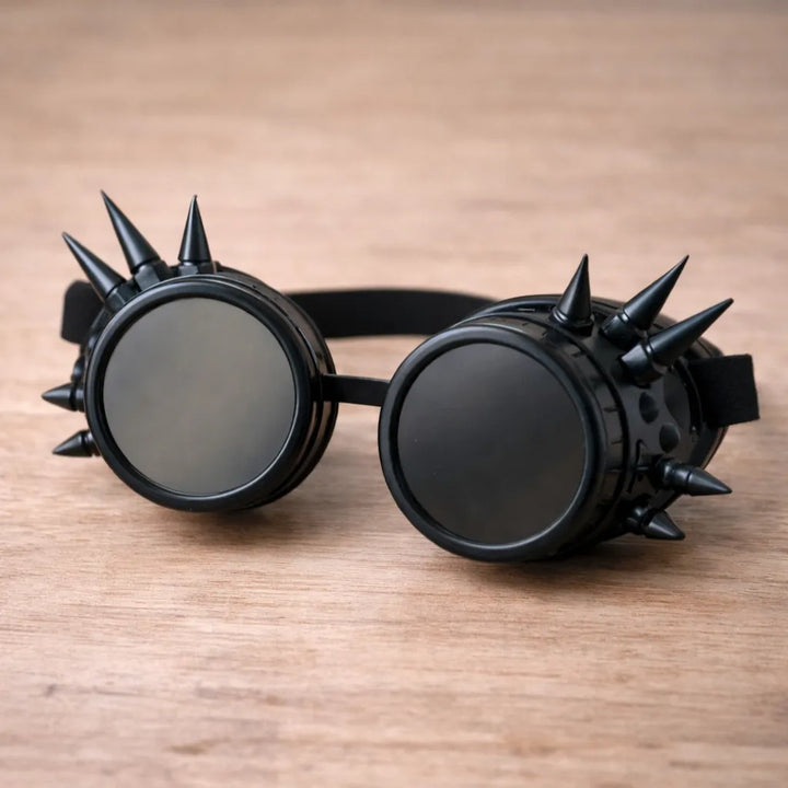Vintage Steampunk Goggles with Spikes