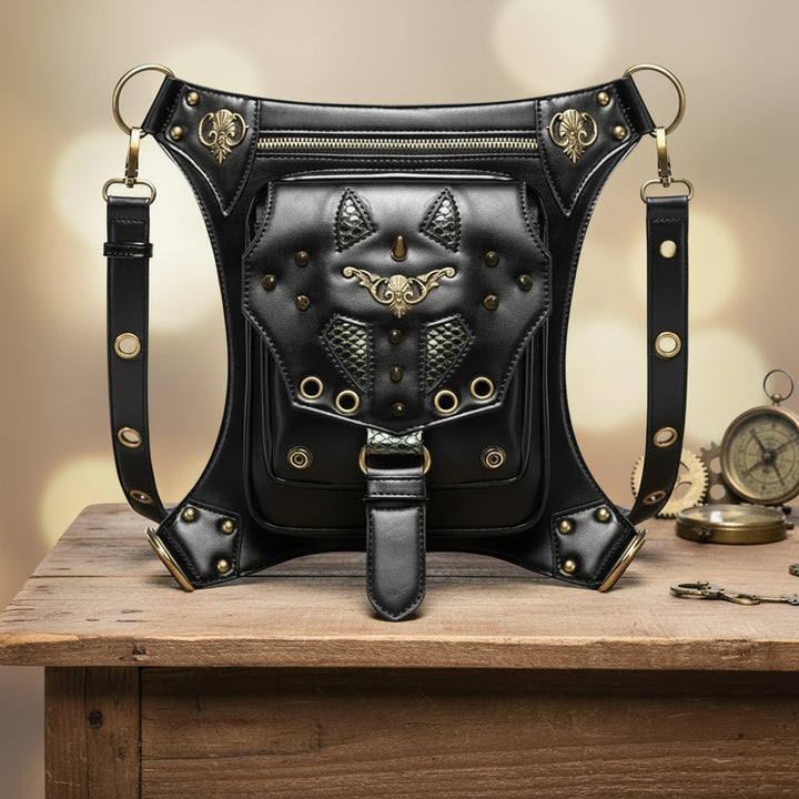 Vintage Steampunk Leg Bag