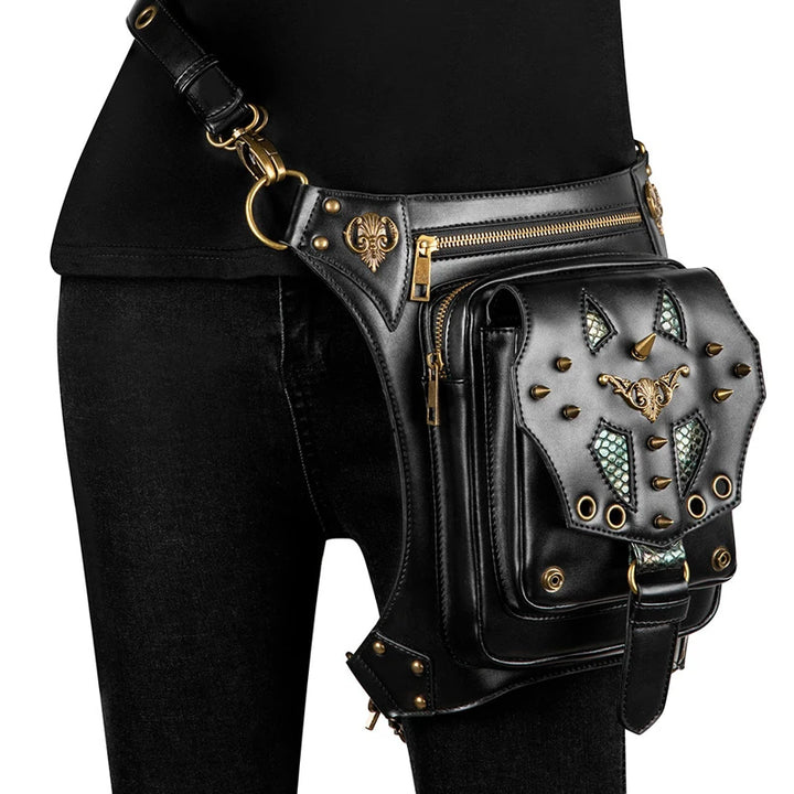 Vintage Steampunk Leg Bag tendance