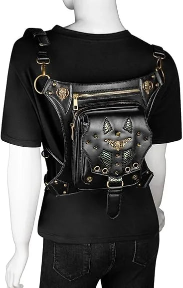 Vintage Steampunk Leg Bag unique