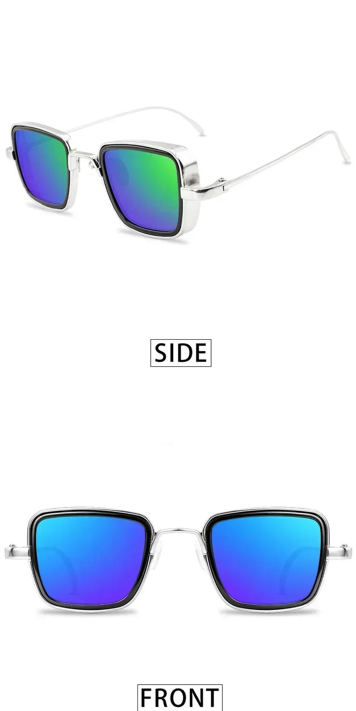 Vintage Steampunk Metal Sunglasses – edgy look