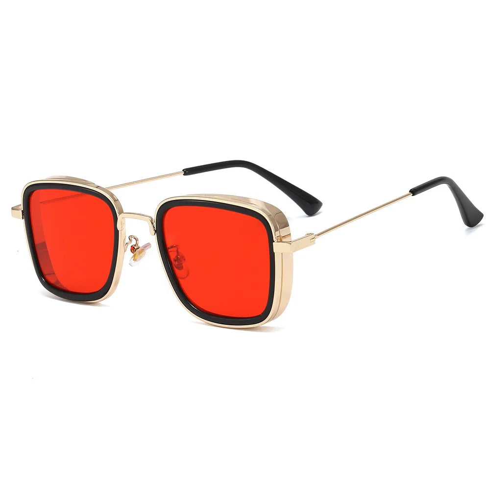 Vintage Steampunk Metal Sunglasses – elegant design