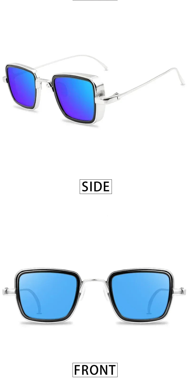 Vintage Steampunk Metal Sunglasses – iconic design
