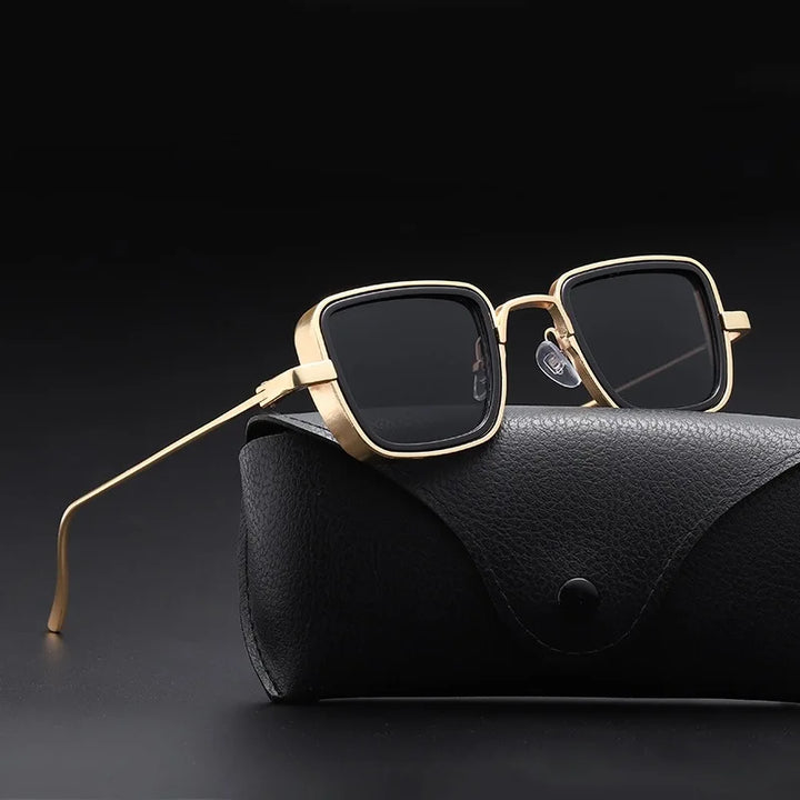Vintage Steampunk Metal Sunglasses – industrial design