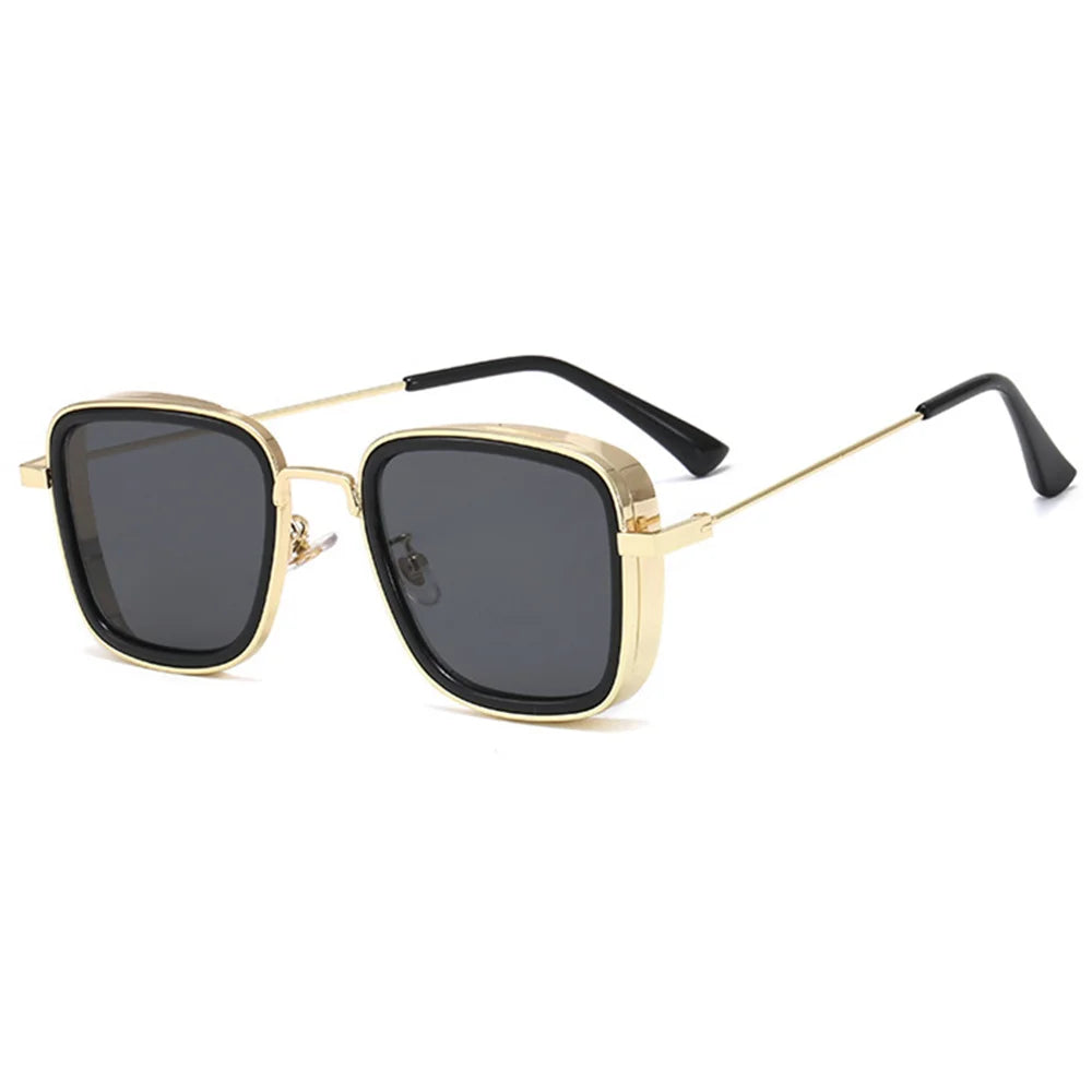 Vintage Steampunk Metal Sunglasses – stylish frame