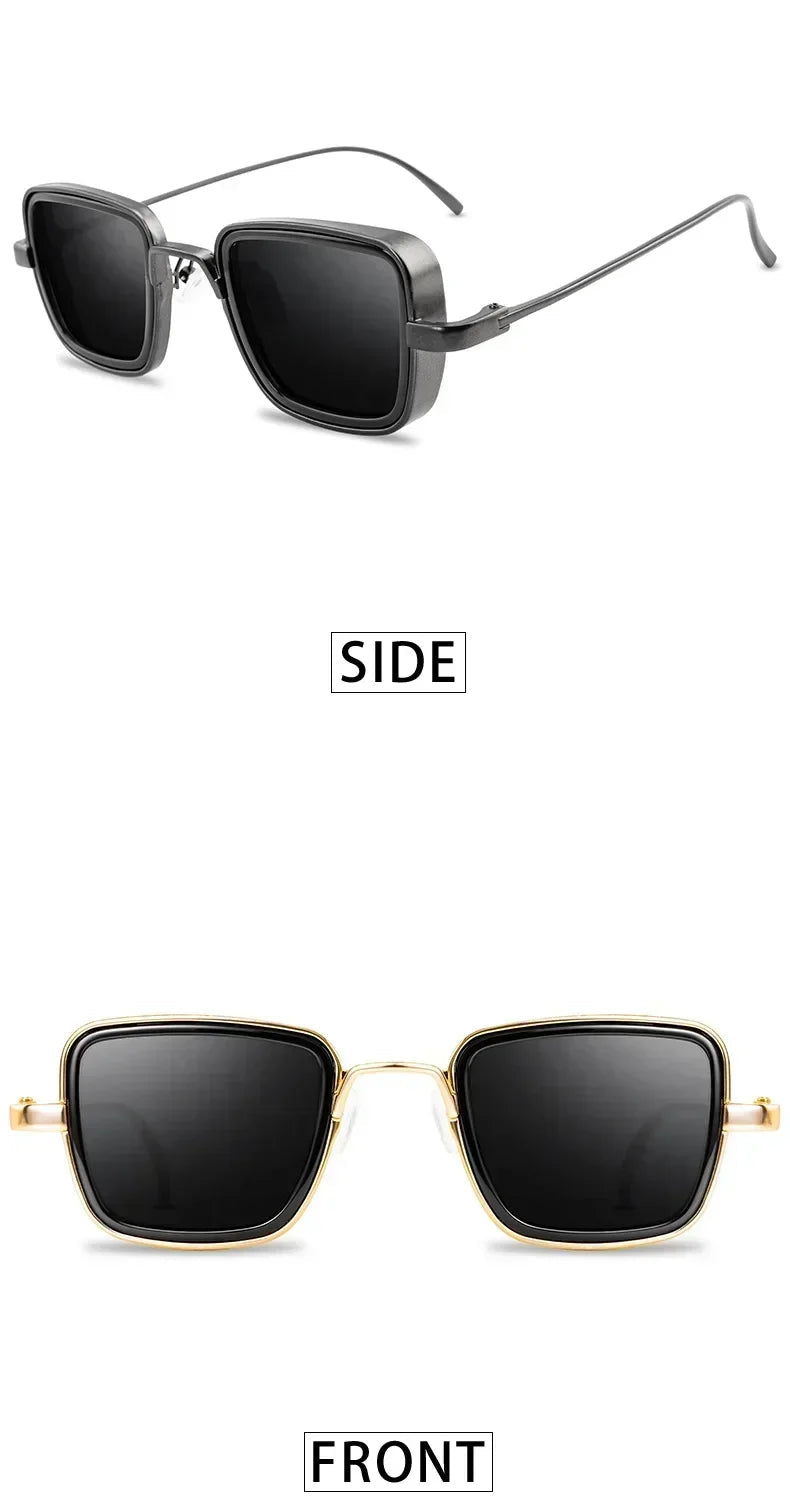Vintage Steampunk Metal Sunglasses – timeless design