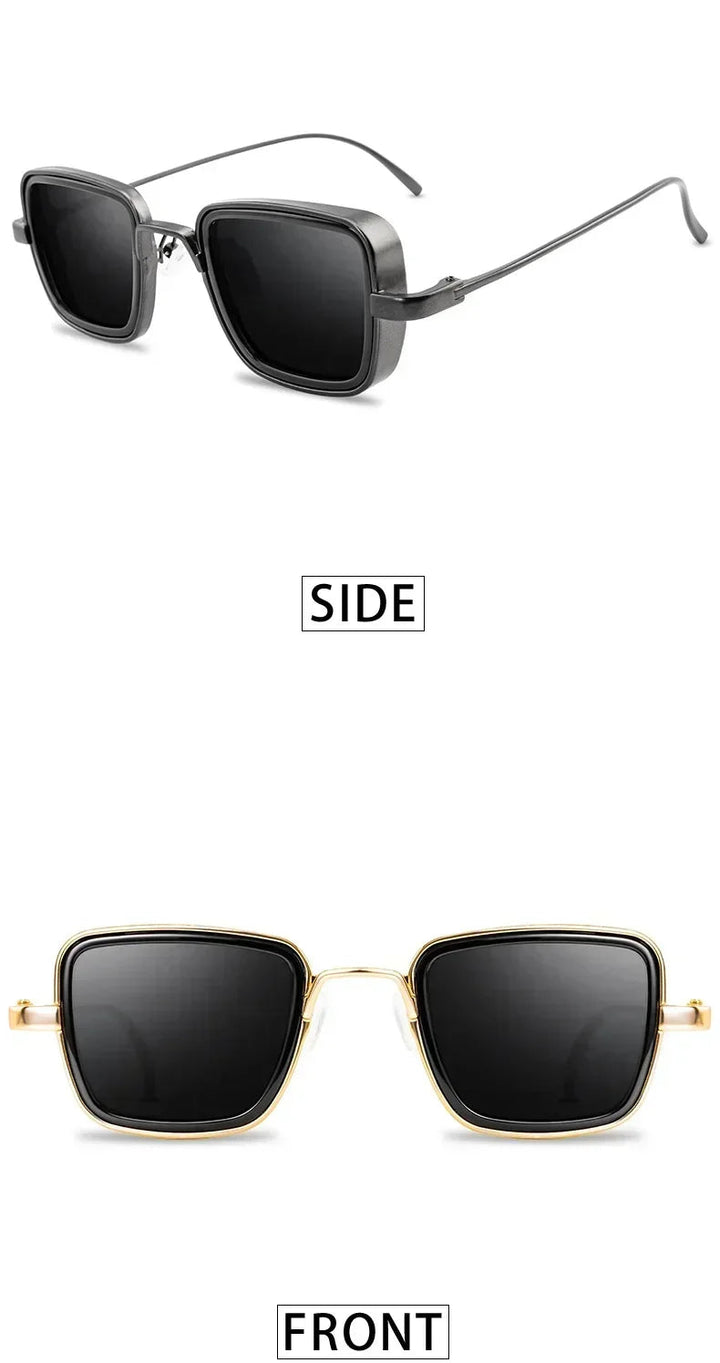 Vintage Steampunk Metal Sunglasses – timeless design