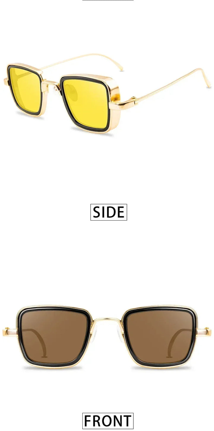 Vintage Steampunk Metal Sunglasses – unique style