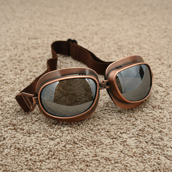 Vintage Steampunk Motorcycle Goggles
