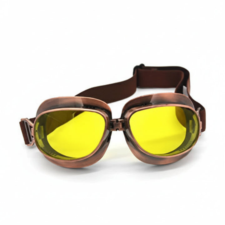 Vintage Steampunk Motorcycle Goggles chic