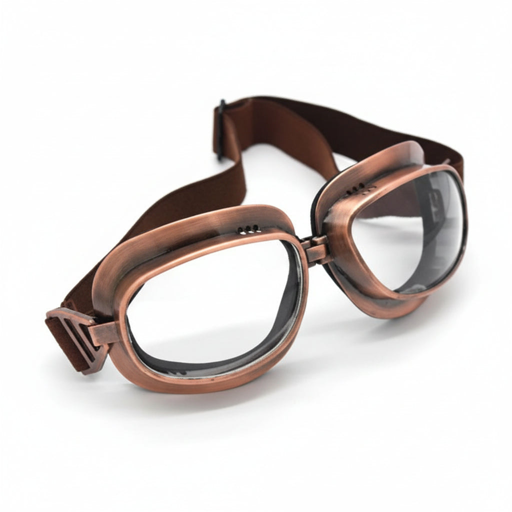 Vintage Steampunk Motorcycle Goggles durable