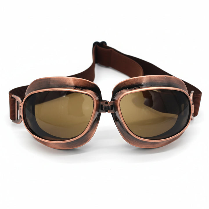 Vintage Steampunk Motorcycle Goggles tendance