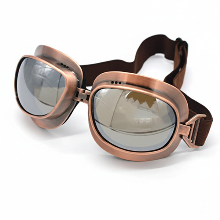 Vintage Steampunk Motorcycle Goggles unique