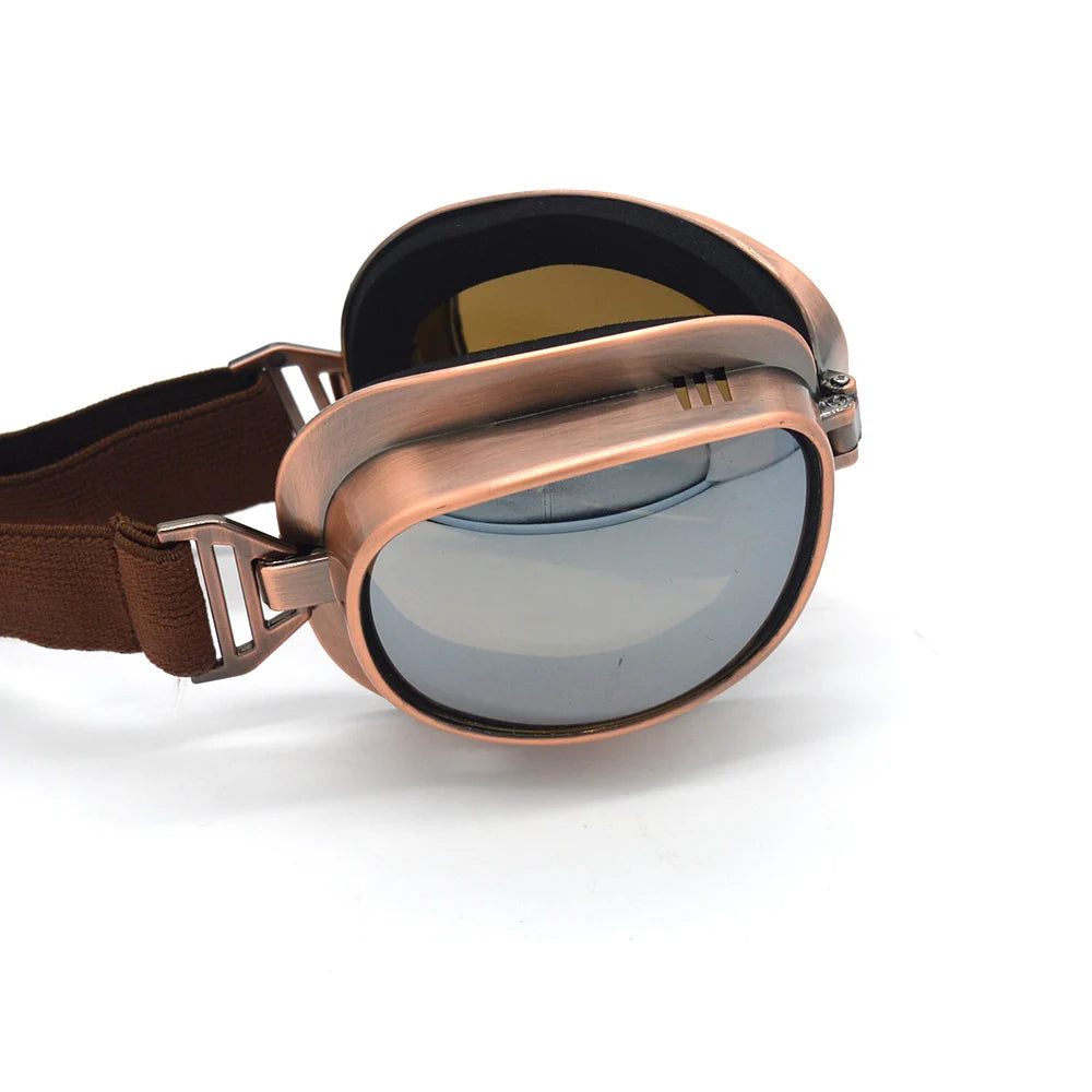 Vintage Steampunk Motorcycle Goggles vintage