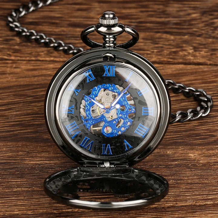 Vintage Steampunk Pocket Watch with Gears – Victorian inspired