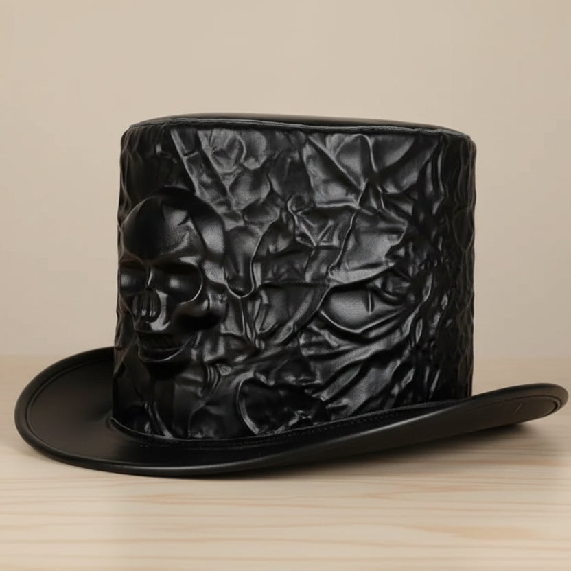 Vintage Steampunk Skull Hat