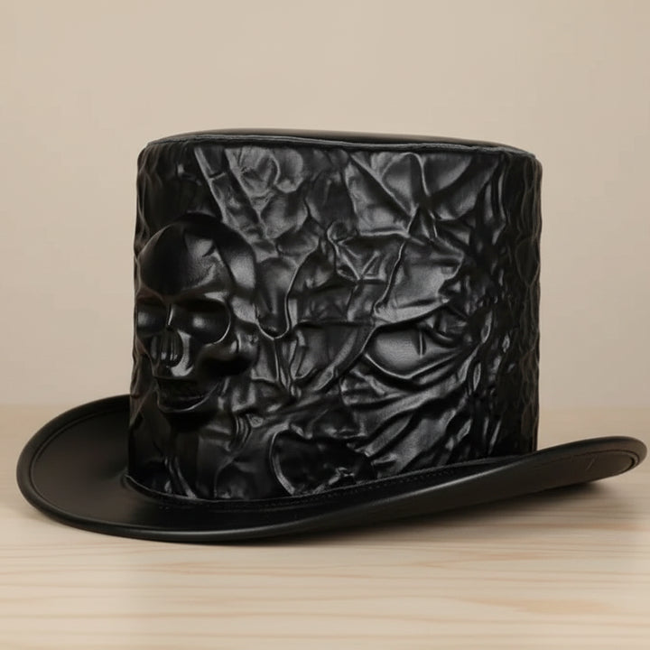Vintage Steampunk Skull Hat