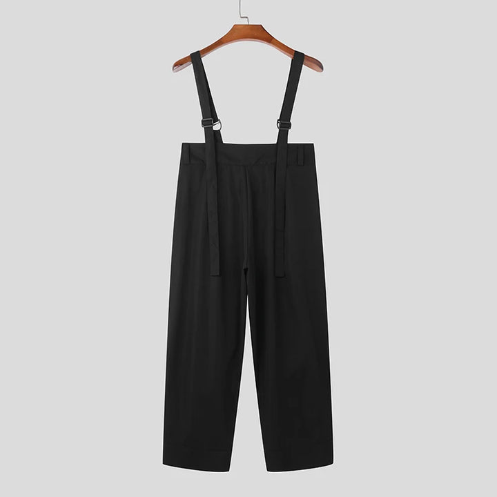 Vintage Steampunk Suspenders Pants chic