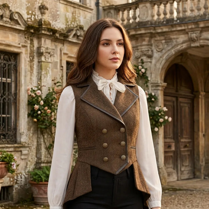 Vintage Steampunk Vest Jacket