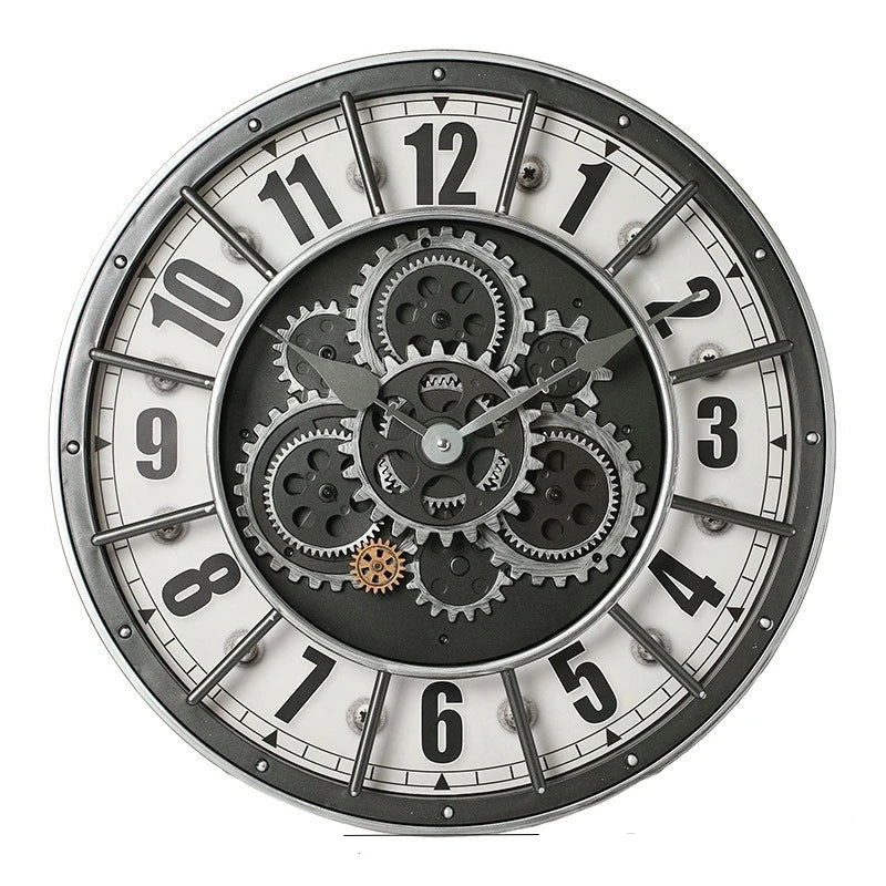Vintage Steampunk Watch With Gears Stylish
