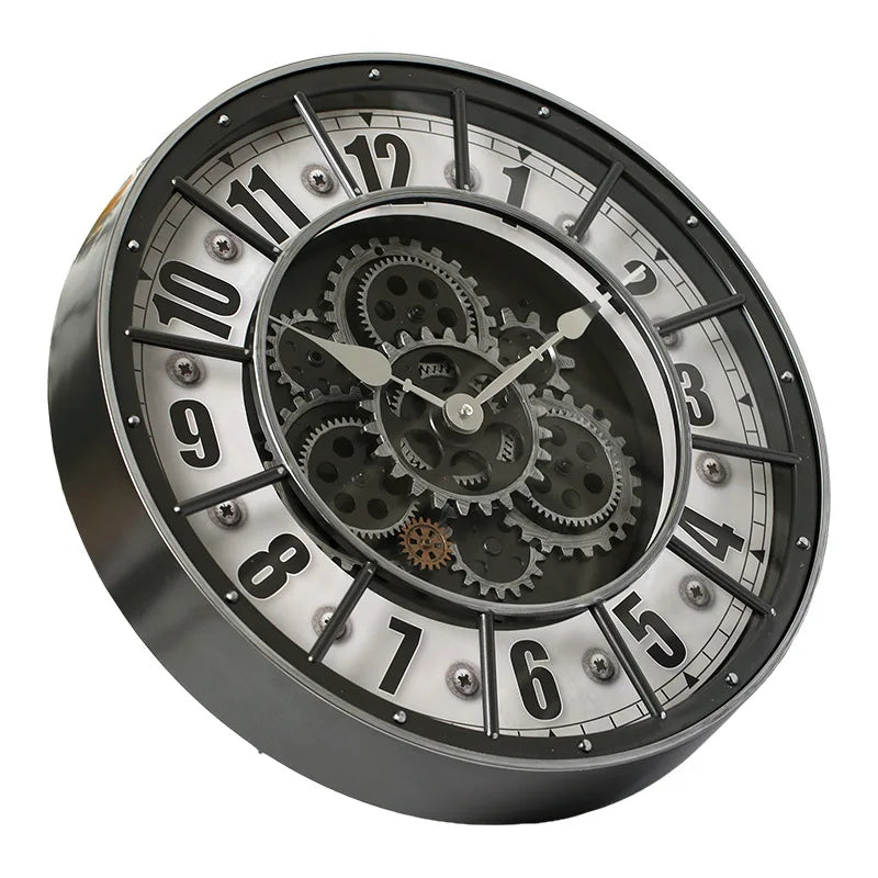Vintage Steampunk Watch With Gears tendance
