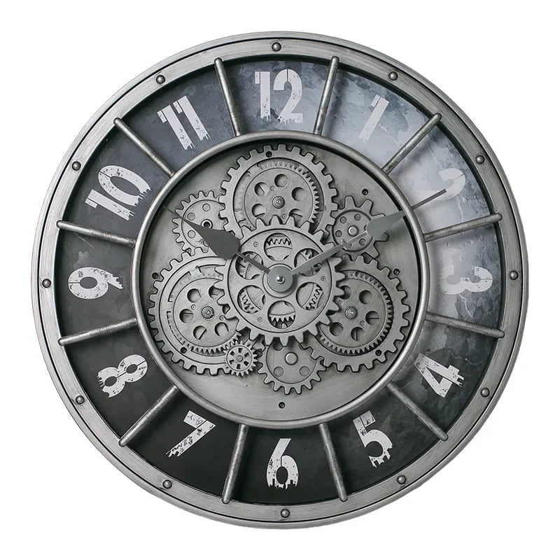Vintage Steampunk Watch With Gears vintage