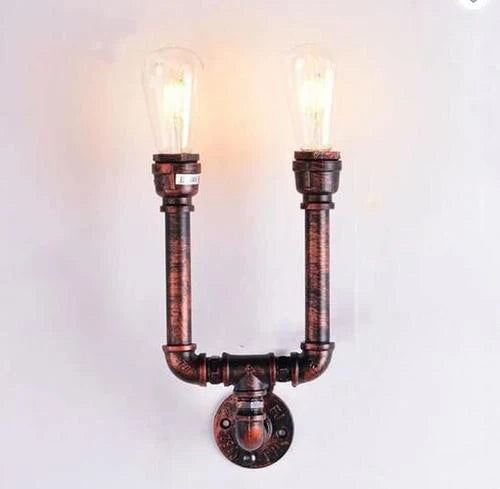 Vintage Steampunk Water Pipe Lamp Stylish