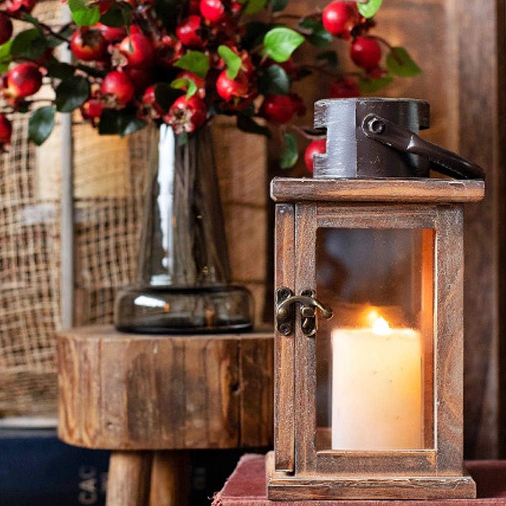 Vintage Wooden Steampunk Lantern unique