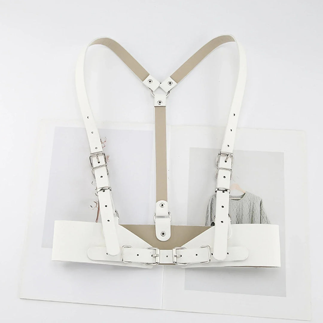 Waist Belt Underbust Steampunk Corset White