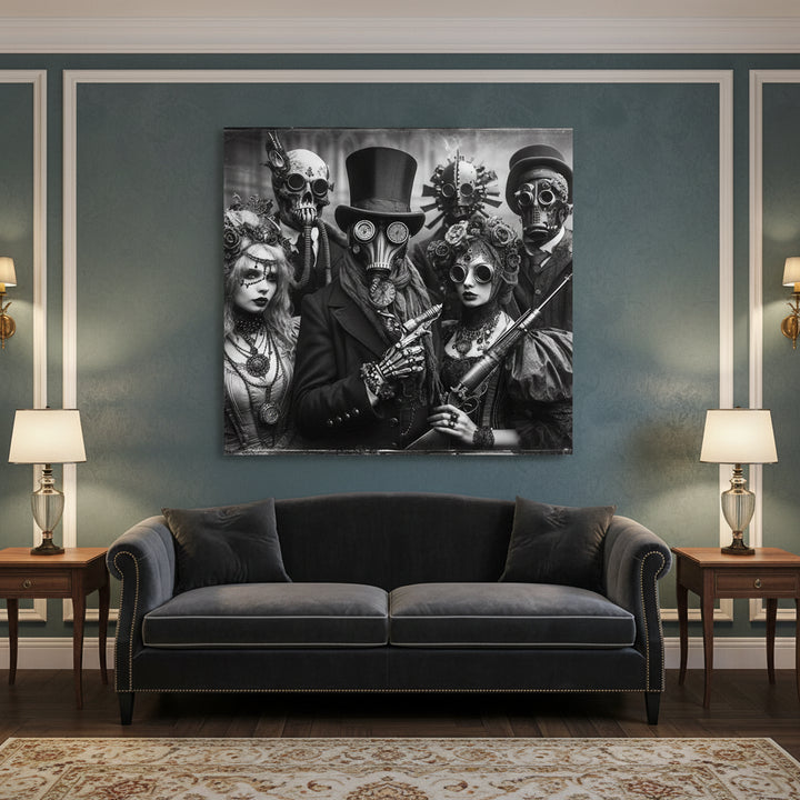 Wall Art Featuring Steampunk Characters