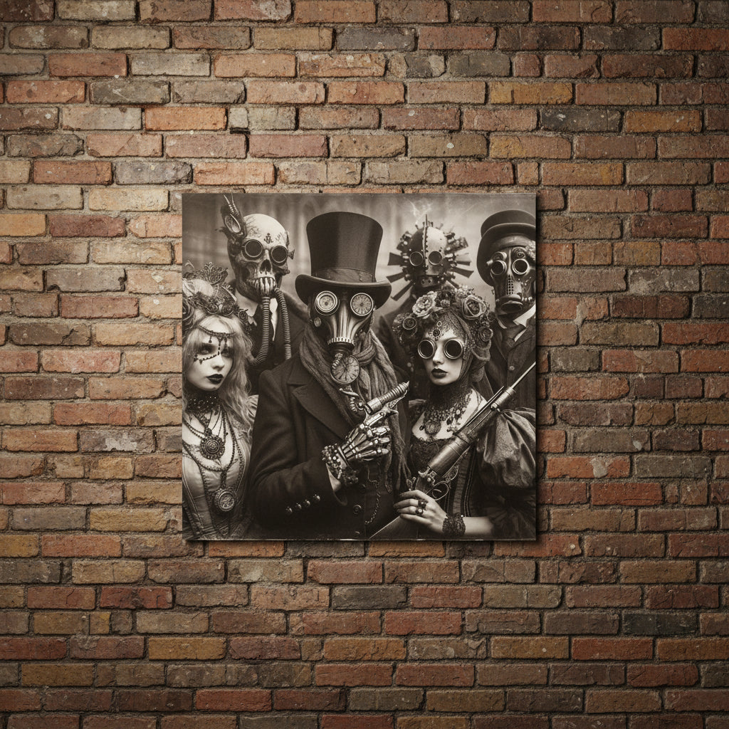 Wall Art Featuring Steampunk Characters fashion