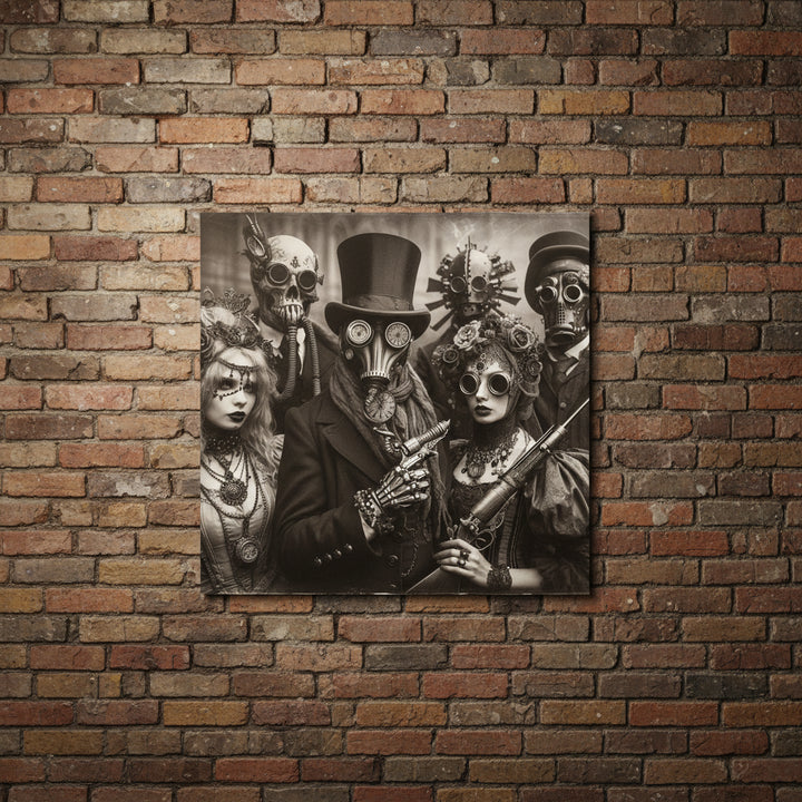 Wall Art Featuring Steampunk Characters fashion