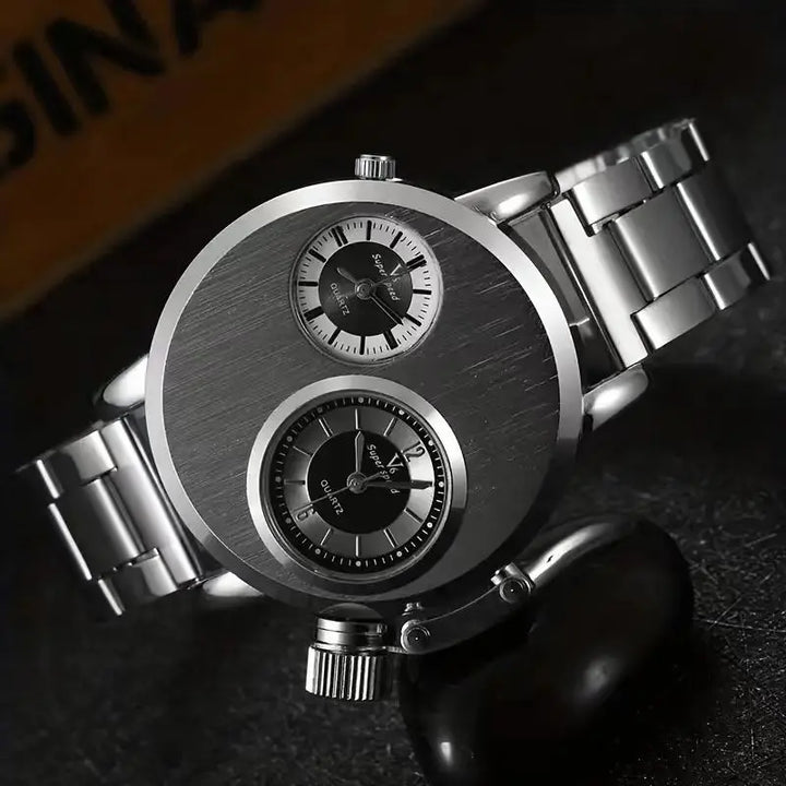 Waterproof Stainless Steel Steampunk Wristwatch chic