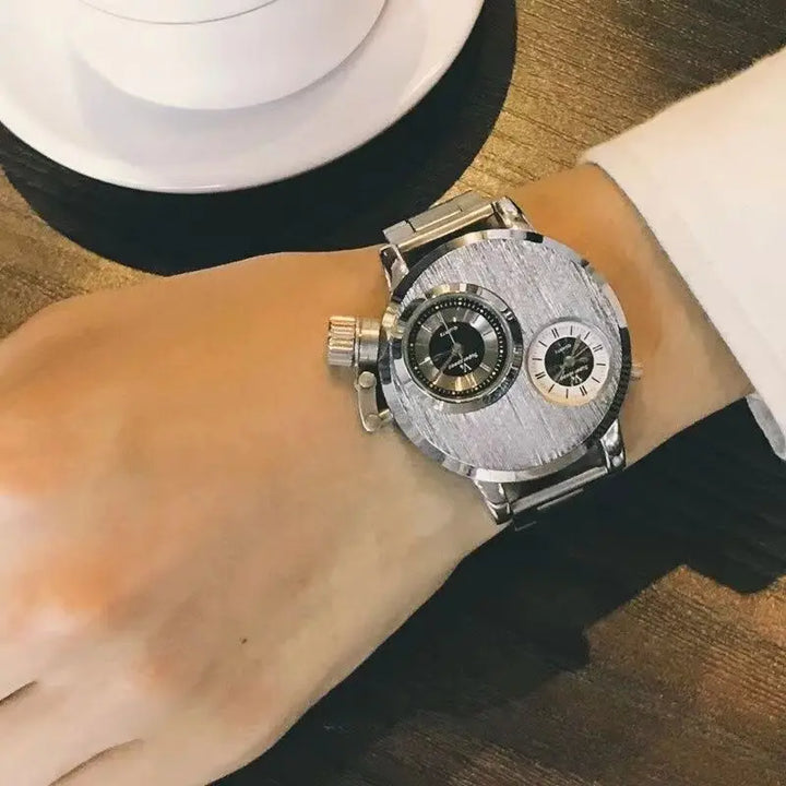 Waterproof Stainless Steel Steampunk Wristwatch modern