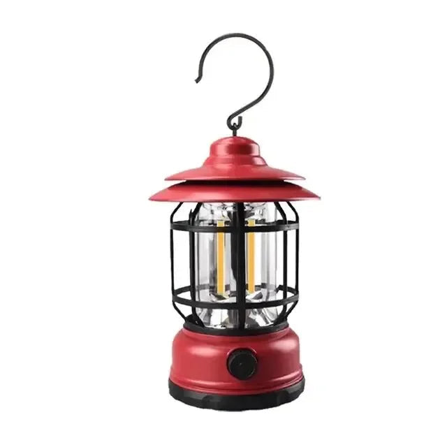 Waterproof Steampunk Lantern Red