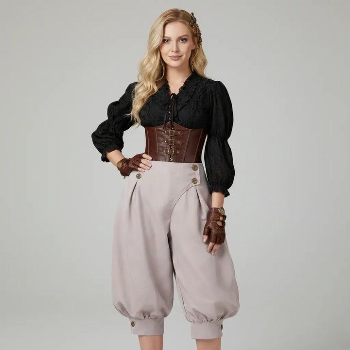 Women Medieval Renaissance Steampunk Pants